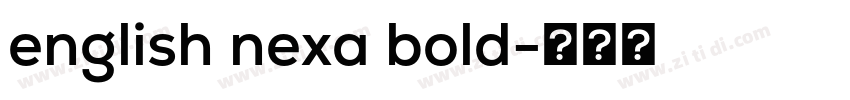 english nexa bold字体转换 english nexa bold字体转换